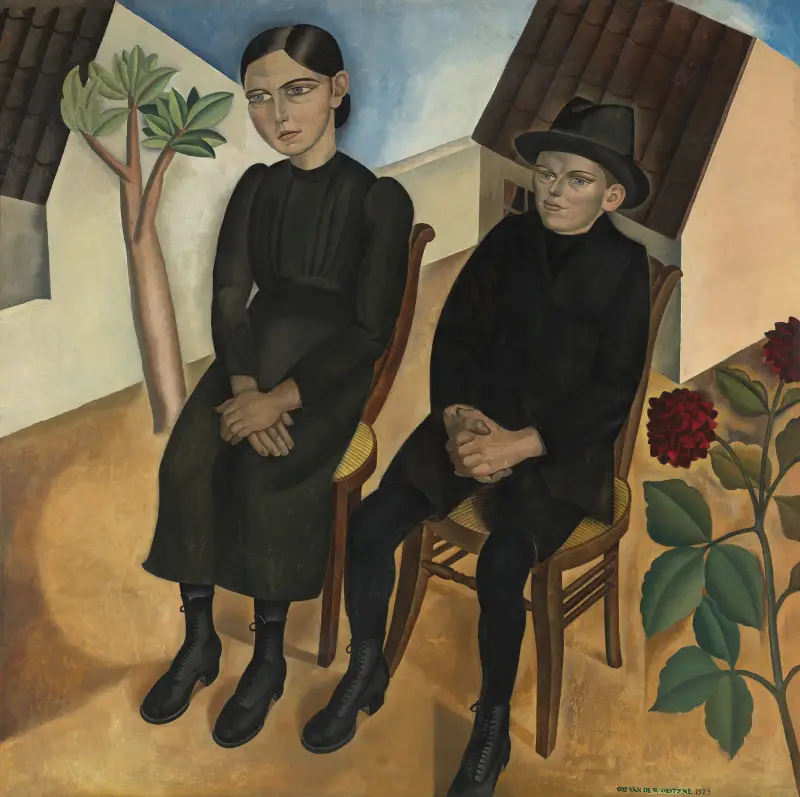 Gaston och hans syster av Gustave Van de Woestijne