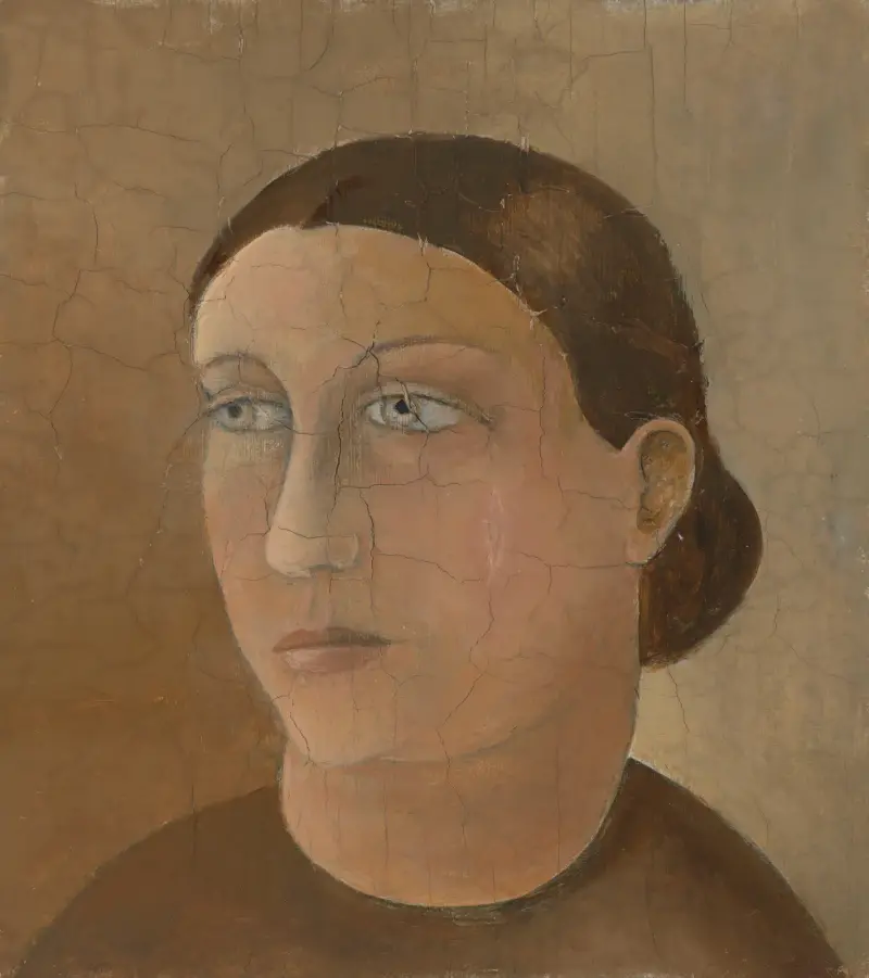 Porträtt av en kvinna, 1940 av Gustave Van de Woestijne