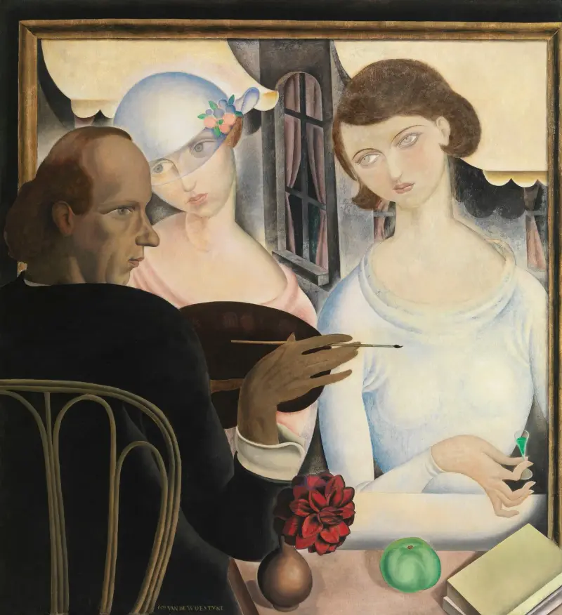 Die Likörtrinker von Gustave Van de Woestijne