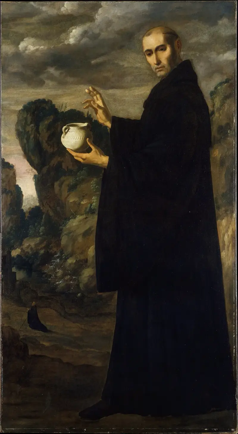 Saint Benedict av Francisco de Zurbarán