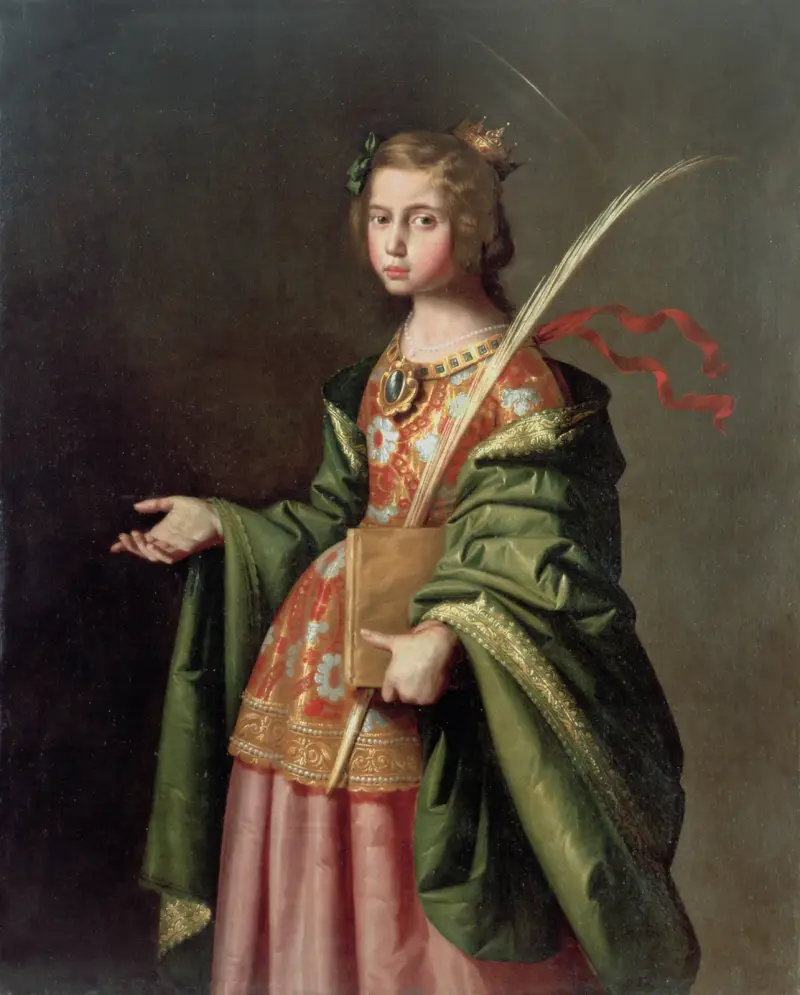 Elisabet av Thüringen av Francisco de Zurbarán