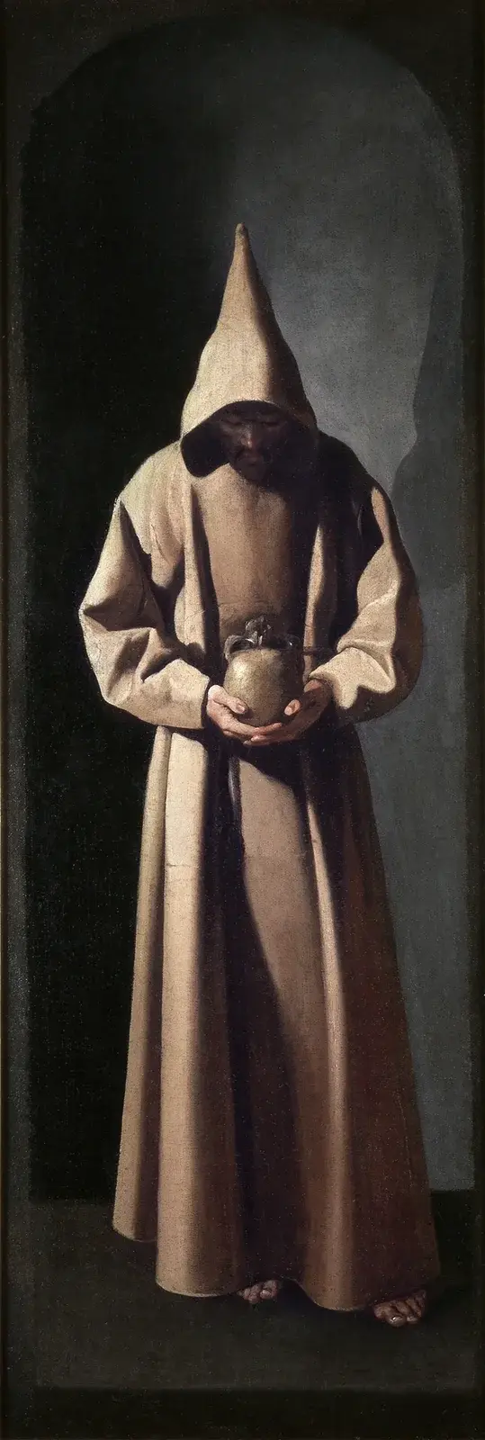 St. Francis Contemplating a Skull, Francisco de Zurbarán