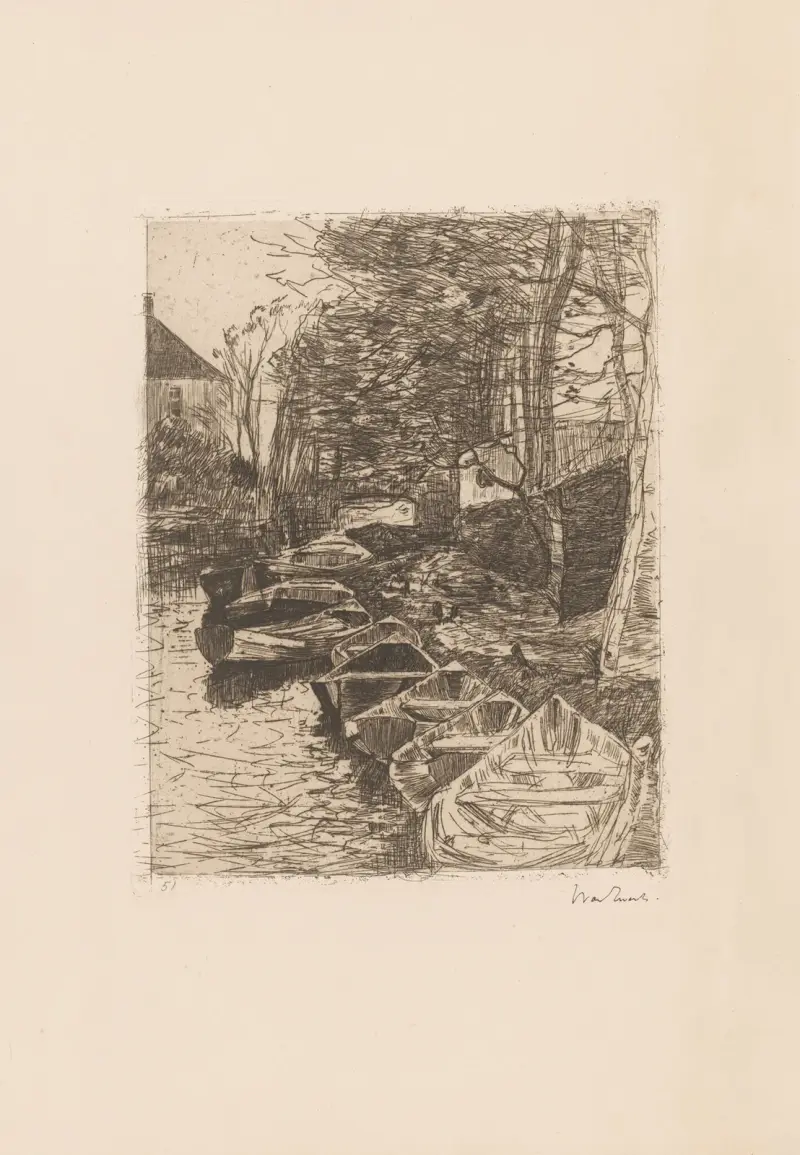 Wypożyczalnia łodzi „Roeilust” (Loosduinse vaart), Willem de Zwart