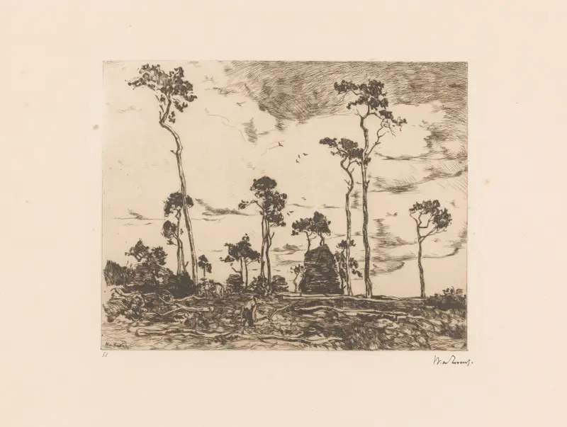 Hackholz geladen, 1896 – Nr. 1 von Willem de Zwart