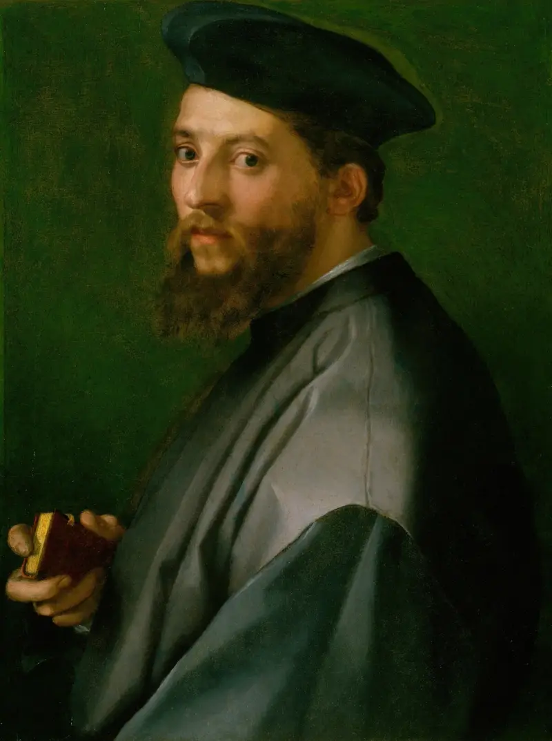 Porträtt av en man av Andrea del Sarto