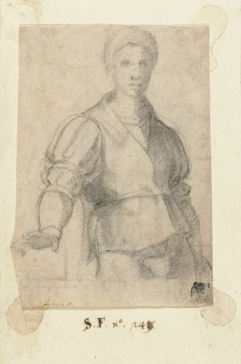 Study of a Young Man av Andrea del Sarto