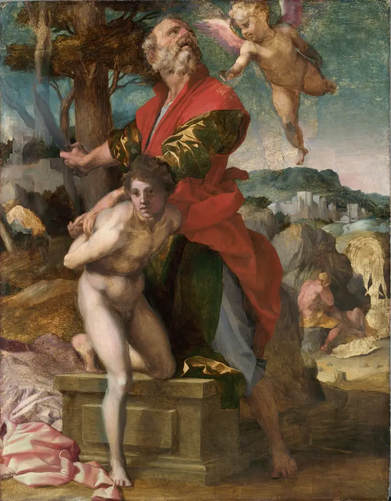 Ofiara Izaaka, Andrea del Sarto