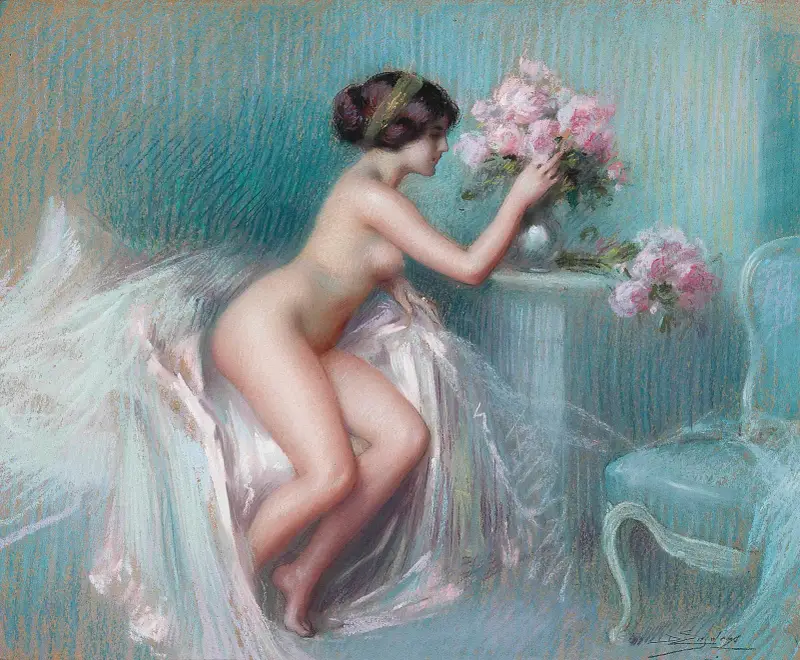 Arranging Summer blooms av Delphin Enjolras