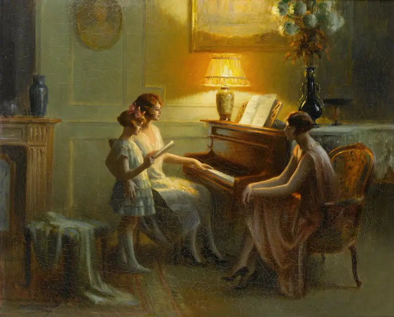 By the piano av Delphin Enjolras