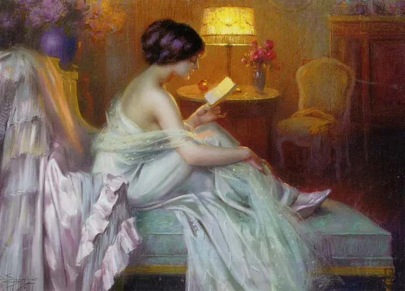 Čtení při lampě, Delphin Enjolras