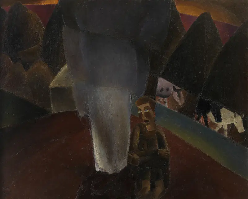 The Cowherd av Frits van den Berghe