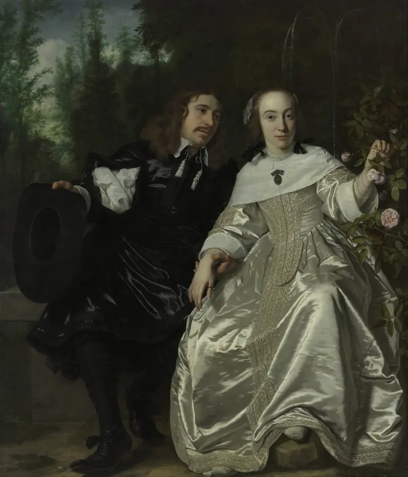 Abraham del Court und seine Frau Maria de Kaersgieter von Bartholomeus van der Helst