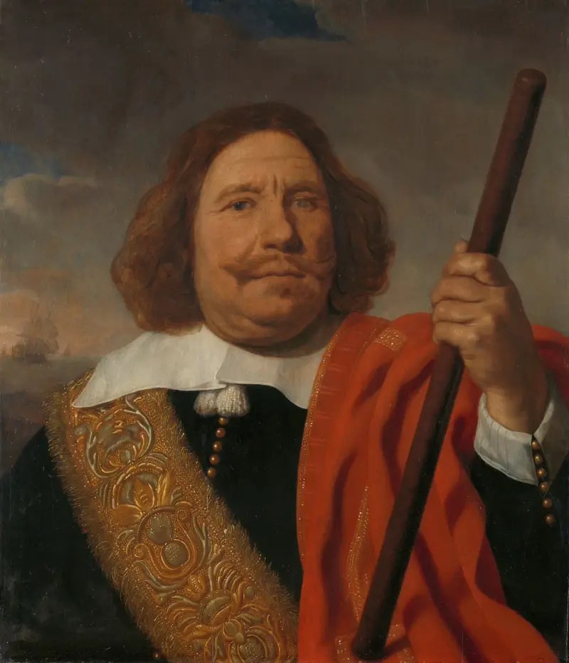 Egbert Meeuwsz Cortenaer (1605–65), viceamiral vid Amiralitetet i Maas, Rotterdam av Bartholomeus van der Helst
