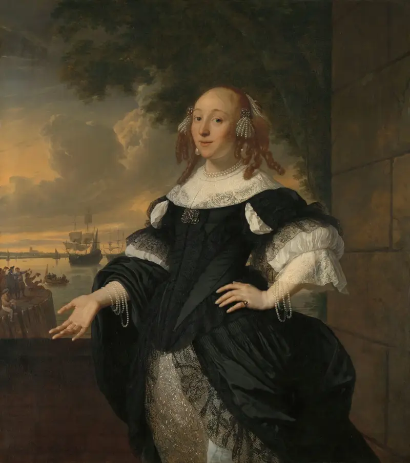 Geertruida den Dubbelde (1647–1684), Ehefrau von Aert van Nes von Bartholomeus van der Helst