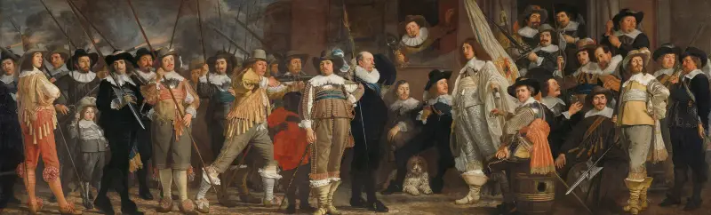 Skyttekompaniet i distrikt VIII under kapten Roelof Bicker av Bartholomeus van der Helst