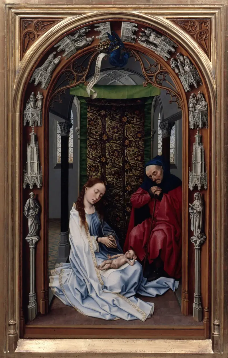 Vår Fru-altaret (Mirafloresaltaret), 1440 – nr 3 av Rogier van der Weyden