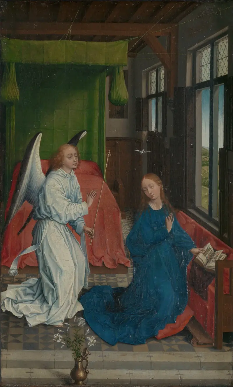 Zvěstování, Rogier van der Weyden