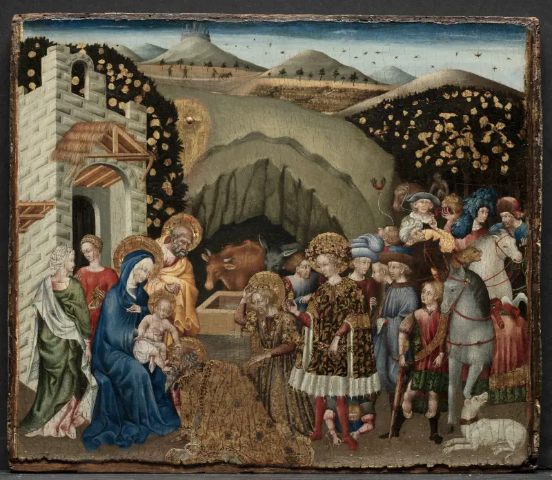 The Adoration of the Magi, 1440, Giovanni di Paolo
