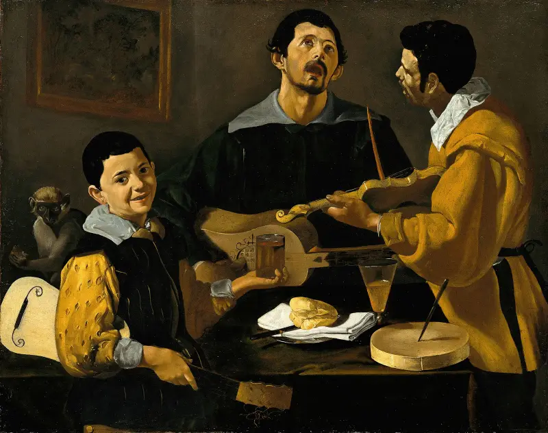 Die drei Musikanten von Diego Velázquez