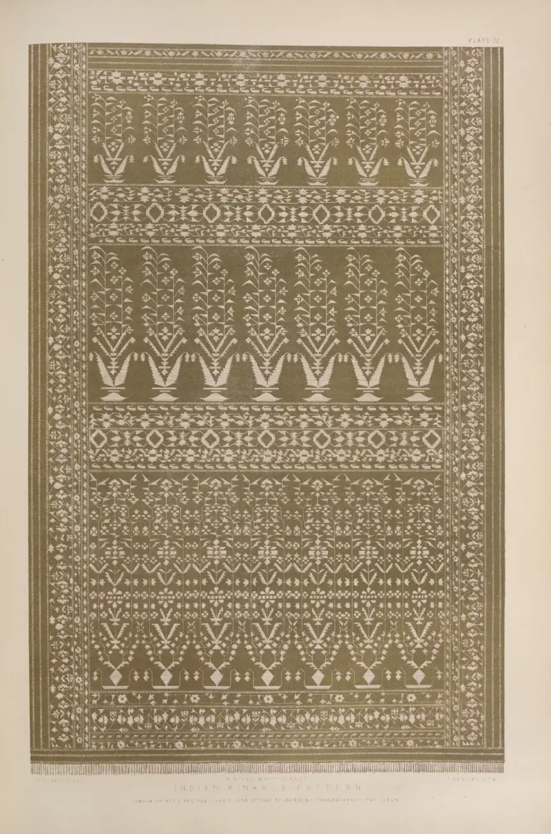 Indian kinkaub pattern av Matthew Digby Wyatt