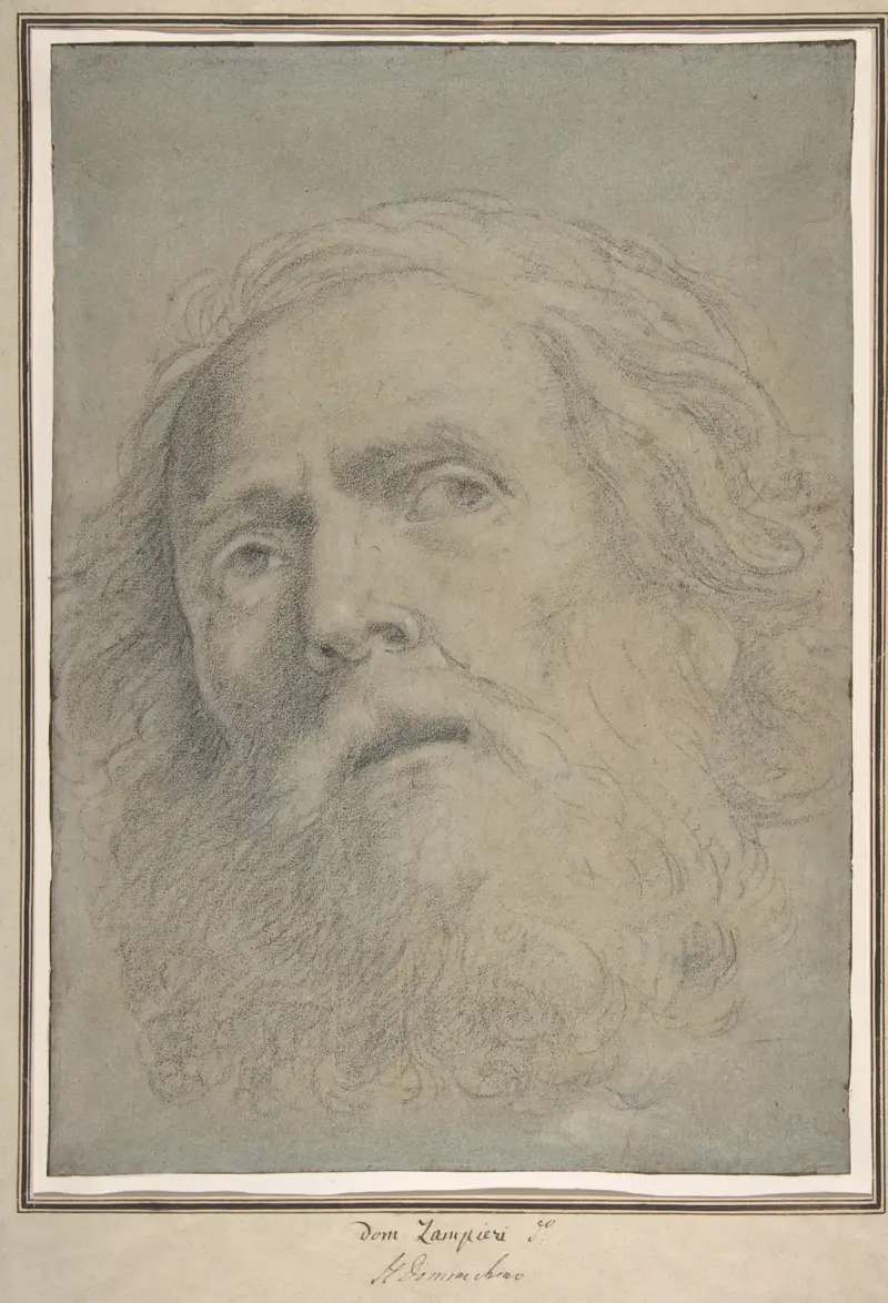 Head of a Bearded Man, Domenichino