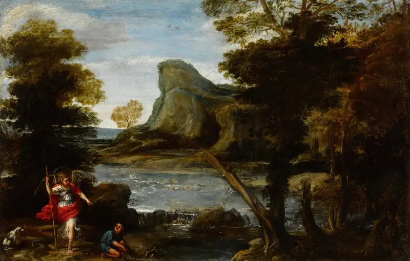 Tobias und der Engel von Domenichino