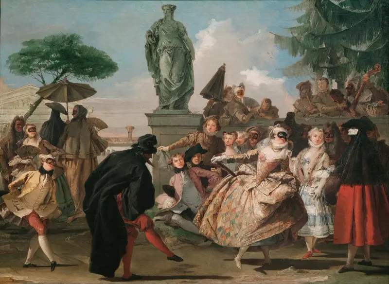 Das Menuett von Giovanni Domenico Tiepolo