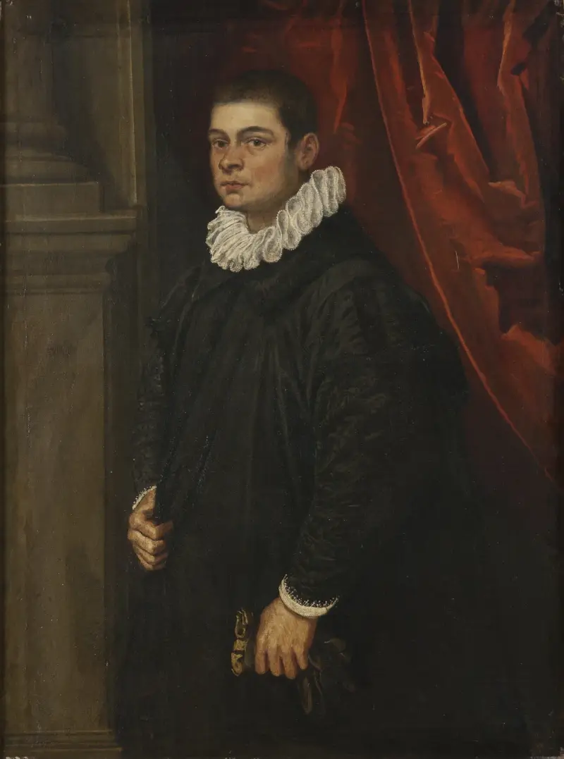 Porträtt av en ung man av Domenico Tintoretto