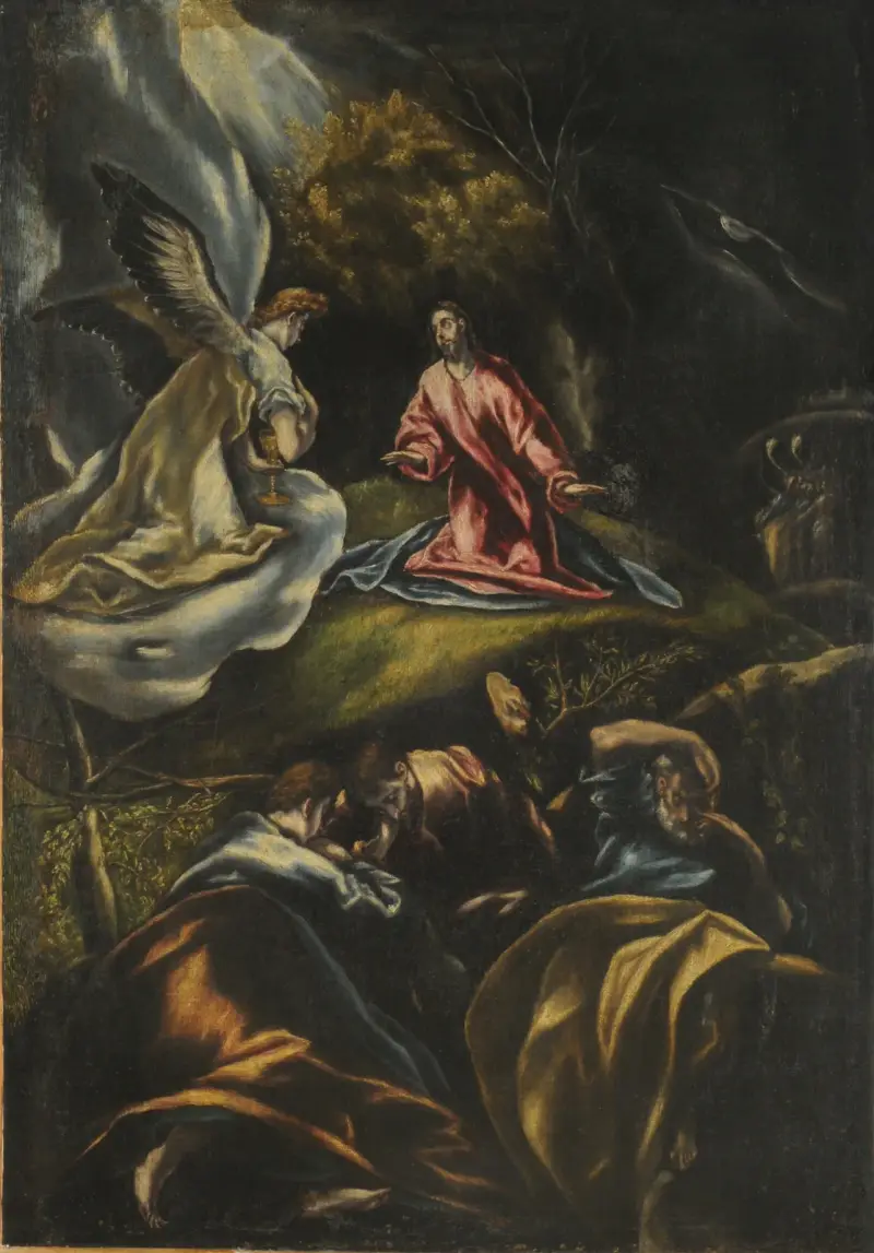 Ångest i Getsemane av El Greco (Domenikos Theotokopoulos)