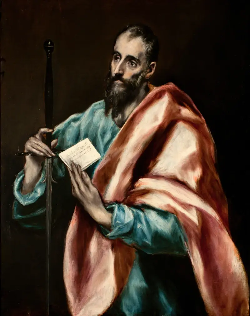 Aposteln Paulus av El Greco (Domenikos Theotokopoulos)