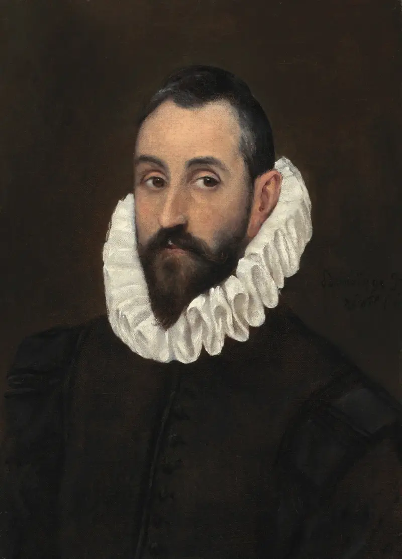 Porträt eines Herrn von El Greco (Domenikos Theotokopoulos)