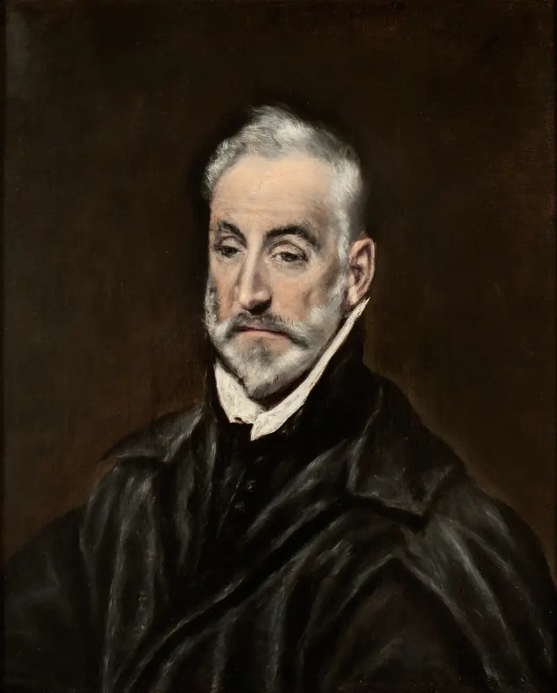 Porträtt av Antonio de Covarrubias y Leiva (1514–1602) av El Greco (Domenikos Theotokopoulos)