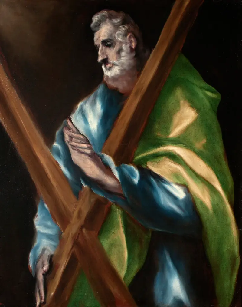 Sankt Andreas av El Greco (Domenikos Theotokopoulos)