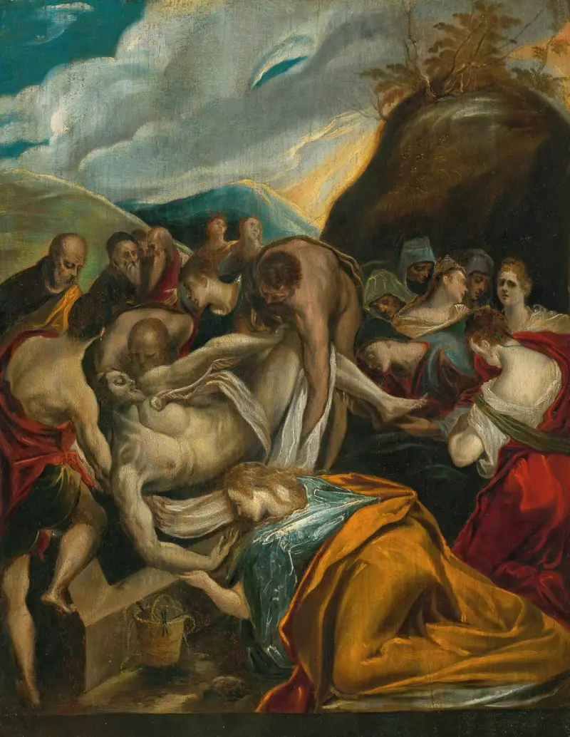Die Grablegung Christi von El Greco (Domenikos Theotokopoulos)