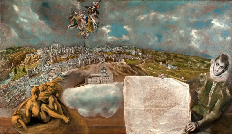 Widok i plan Toledo, El Greco (Domenikos Theotokopoulos)