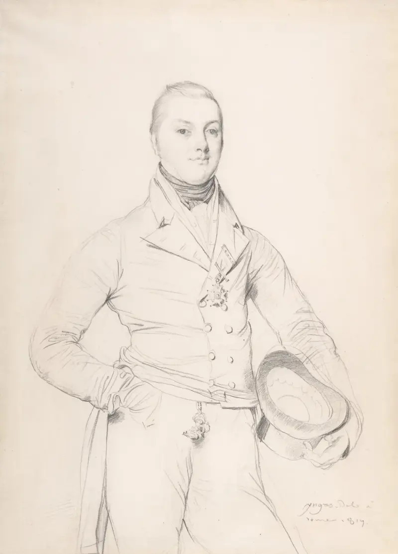 Admiral Sir Fleetwood Broughton Reynolds Pellew von Jean Auguste Dominique Ingres
