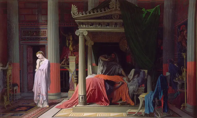 Antiochus and Stratonice – nr 1 av Jean Auguste Dominique Ingres