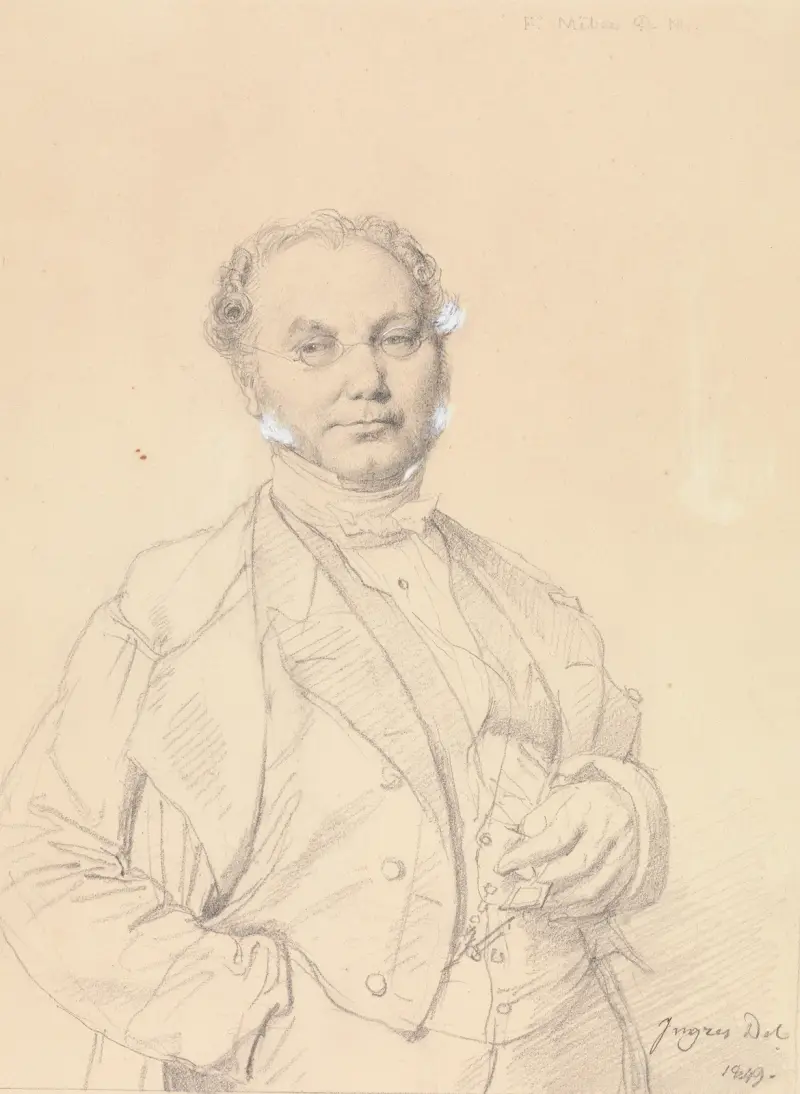 Dr François Mêlier av Jean Auguste Dominique Ingres