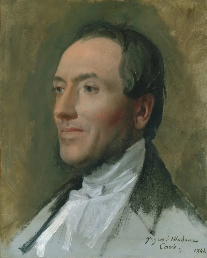 Edmond Cavé (1794–1852) von Jean Auguste Dominique Ingres