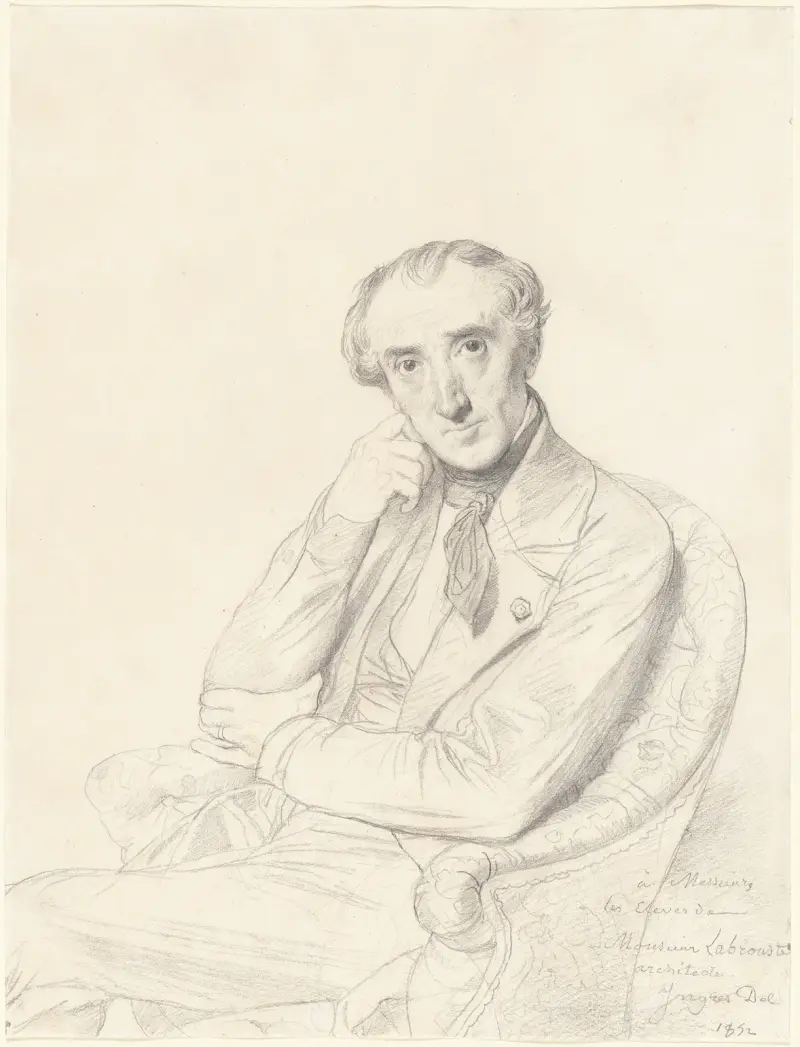 Henri Labrouste von Jean Auguste Dominique Ingres