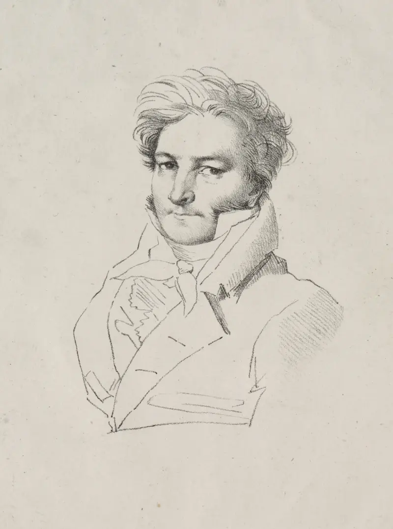 Jacques Marguet de Norvins av Jean Auguste Dominique Ingres