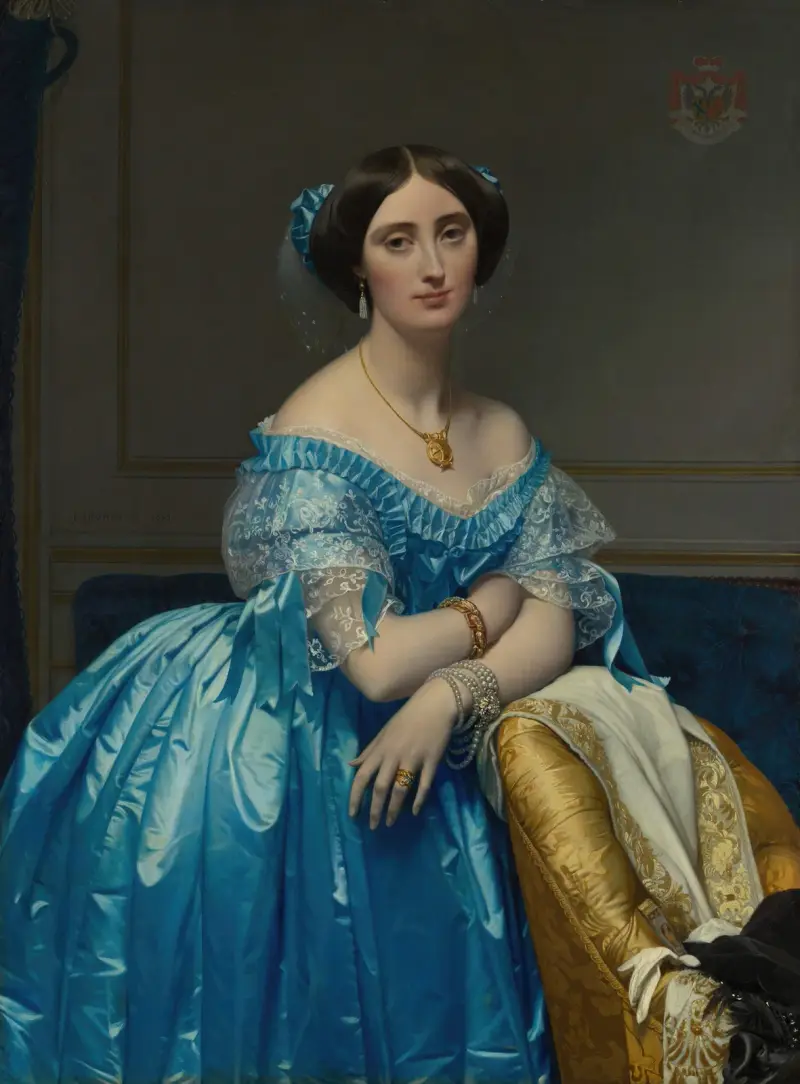 Joséphine-Éléonore-Marie-Pauline de Galard de Brassac de Béarn, Prinzessin von Broglie von Jean Auguste Dominique Ingres