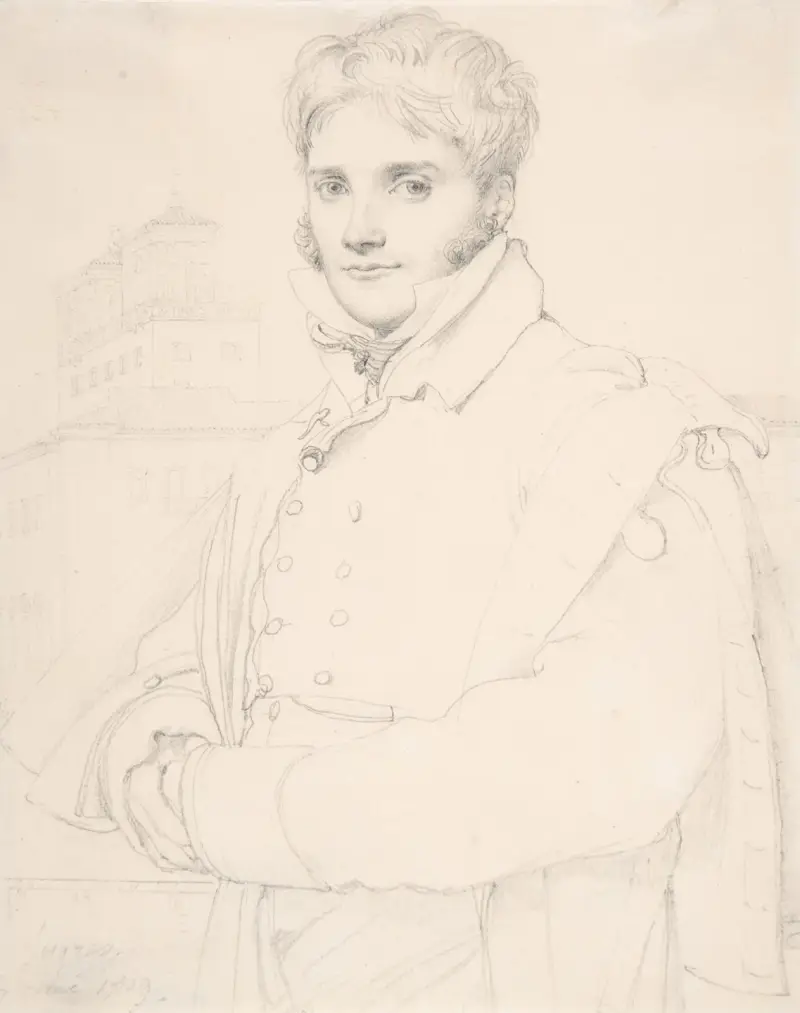 Merry-Joseph Blondel (1781–1853) von Jean Auguste Dominique Ingres