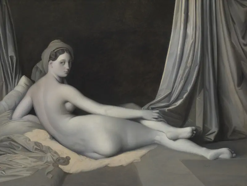 Odaliska w grisaille, Jean Auguste Dominique Ingres