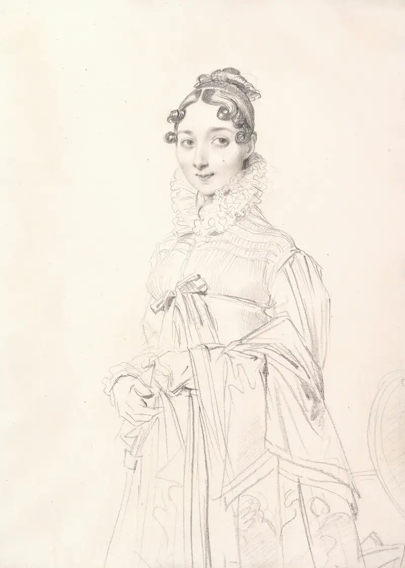 Portret damy, Jean Auguste Dominique Ingres