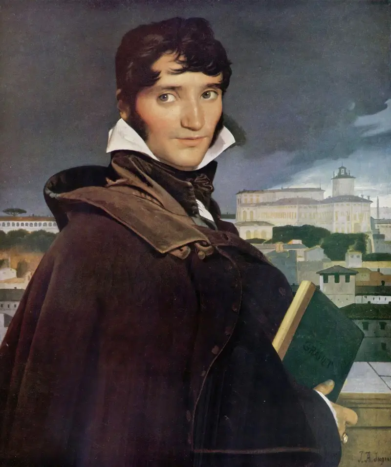 Porträtt av François Marius Granet (1777–1849) av Jean Auguste Dominique Ingres