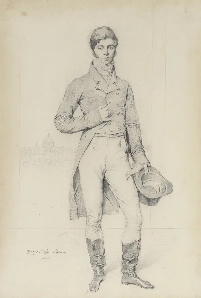 Porträtt av Lord Grantham av Jean Auguste Dominique Ingres