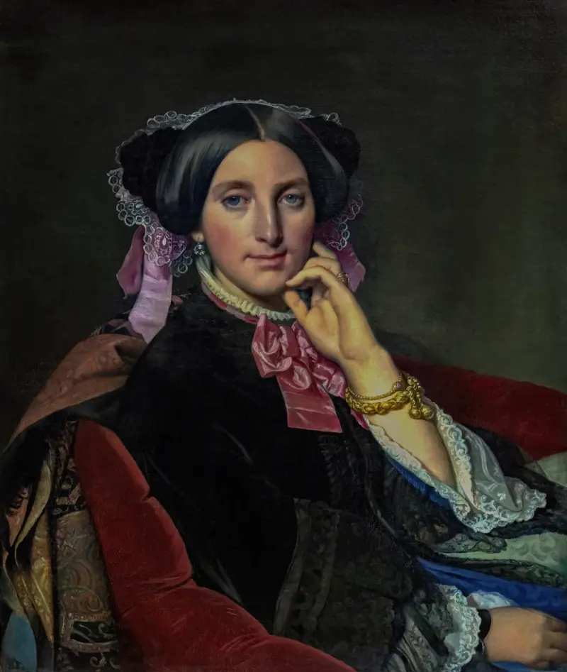 Porträtt av Madame Gonse av Jean Auguste Dominique Ingres