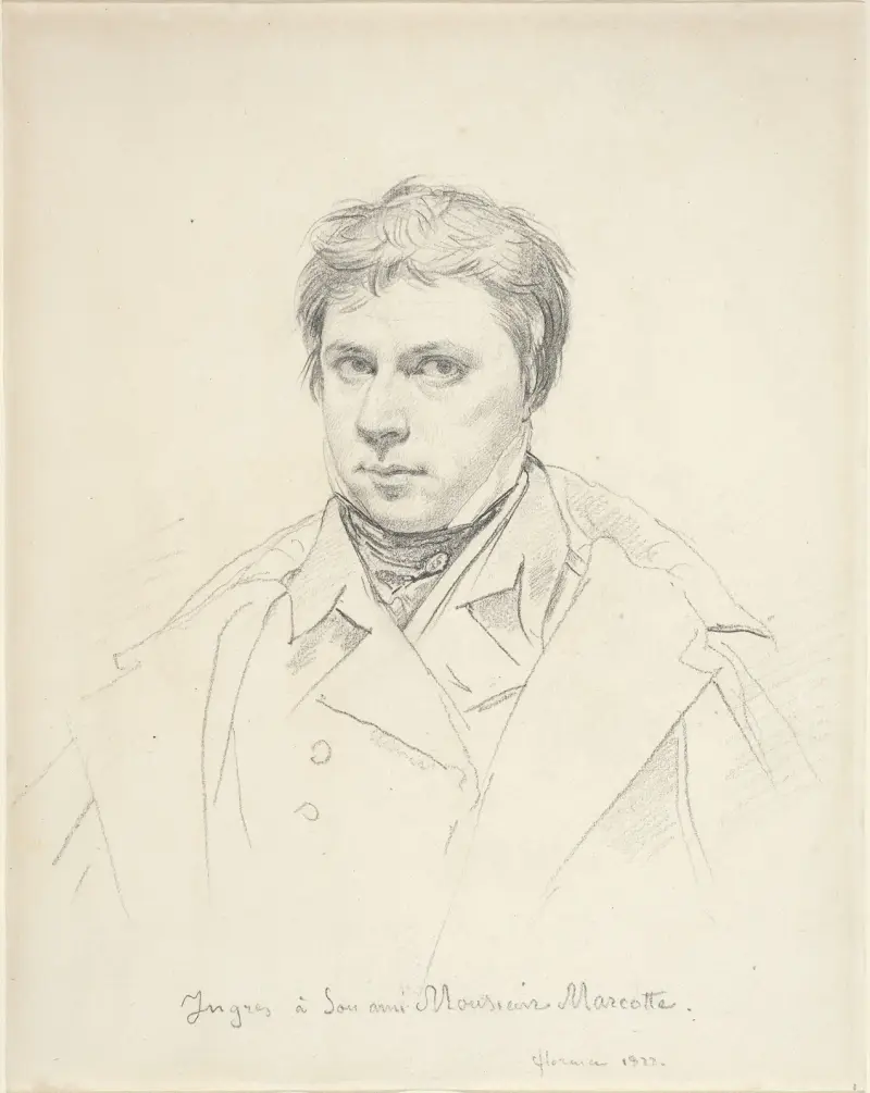 Self-Portrait, 1822 av Jean Auguste Dominique Ingres