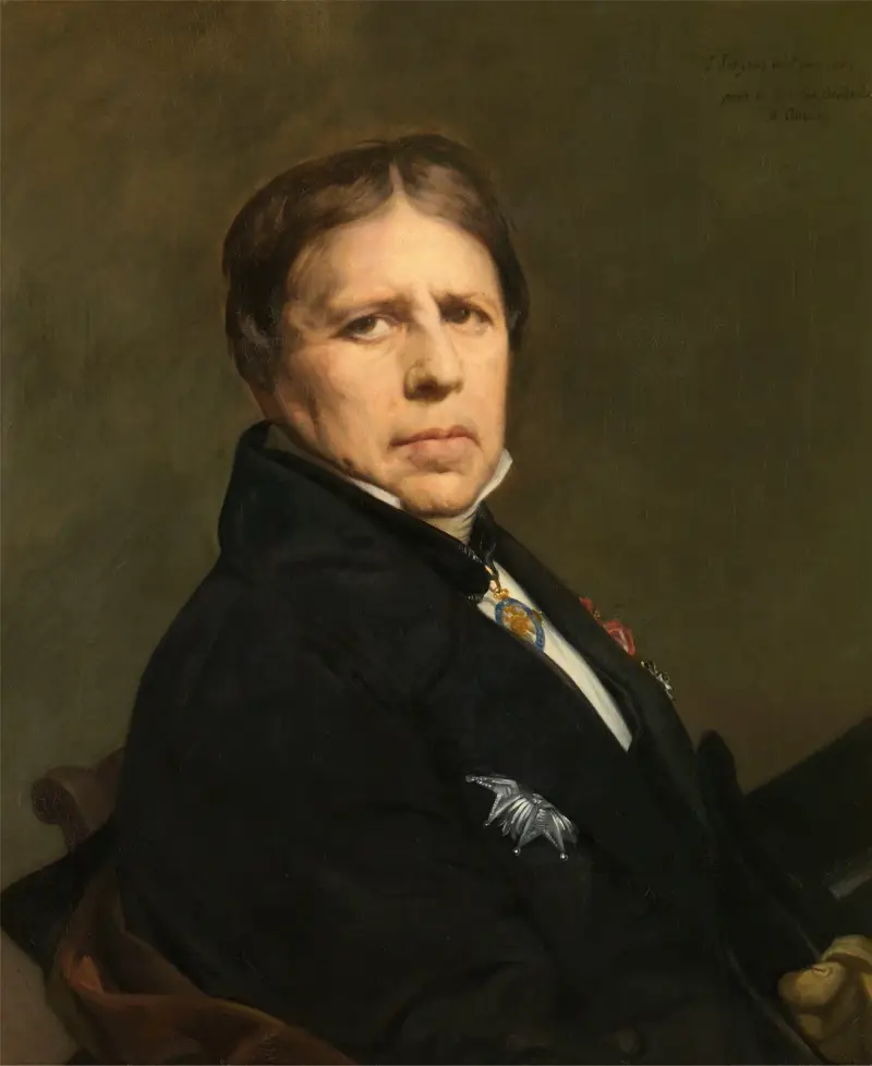 Self Portrait, 1864 av Jean Auguste Dominique Ingres